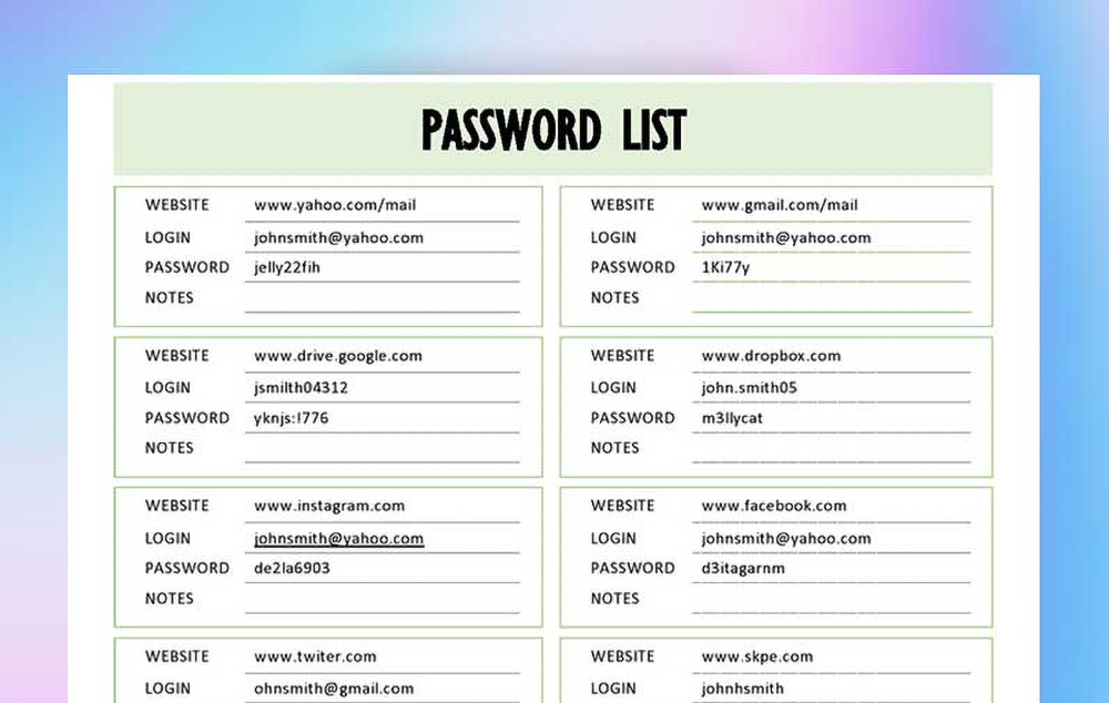 Password List