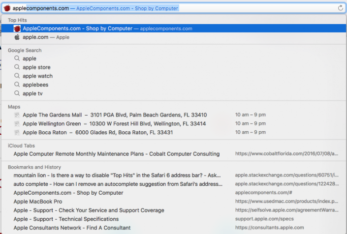How To Disable Or Remove Safari “Top Hit” Autofill Search Suggestion