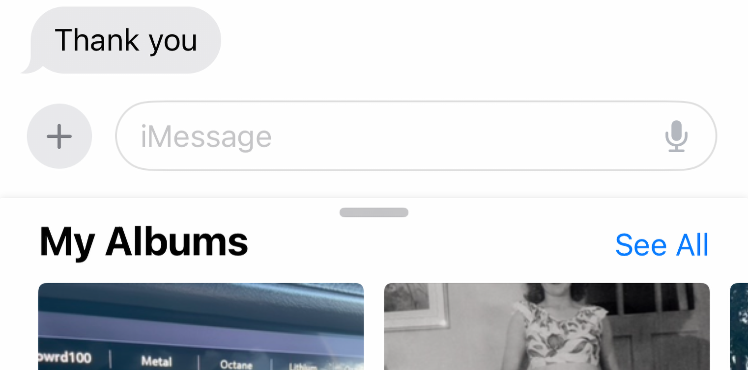 How To Access & Send Photos From Photo Albums In iMessage in iOS 17