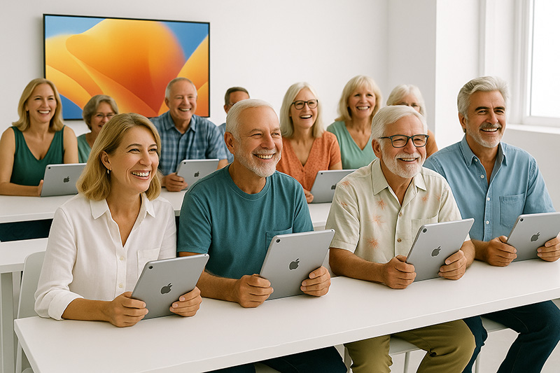 Elderly People iPad class 00 800