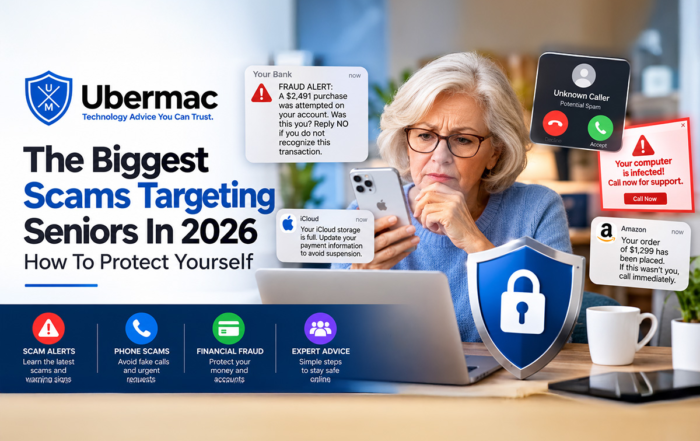 Biggest scams targeting seniors in 2026 including bank fraud, phone scams, fake security alerts and online scams